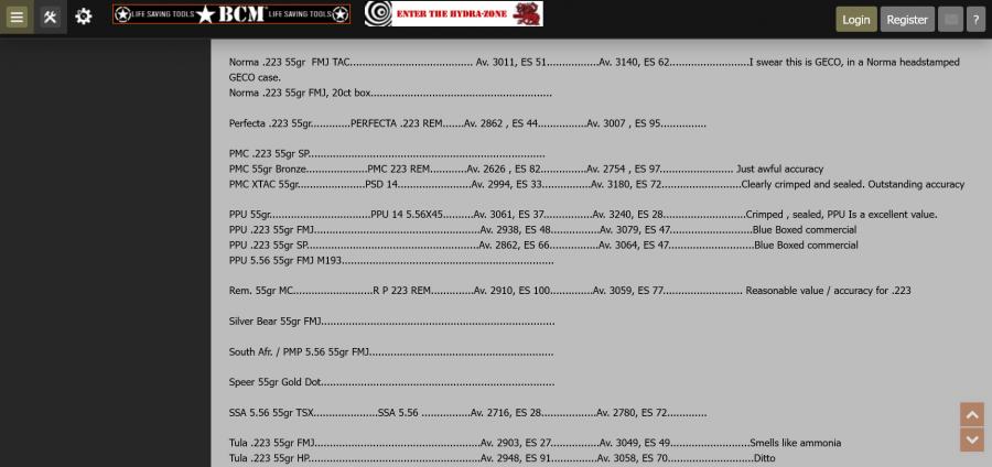 Name:  Screenshot 2024-04-21 at 09-54-17 Various Chronograph results .. 16 Middie and 20 Rifle. .. .223.jpg
Views: 64
Size:  47.8 KB