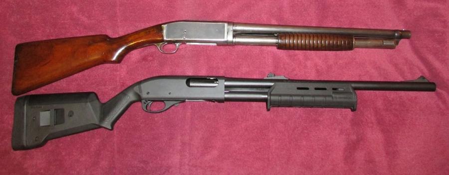 Name:  Remington Model 10 and 870small.jpg
Views: 211
Size:  41.8 KB